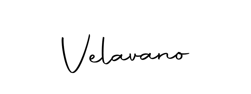 Design your own signature with our free online signature maker. With this signature software, you can create a handwritten (Autography-DOLnW) signature for name Velavano. Velavano signature style 10 images and pictures png