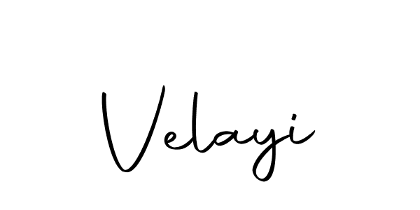 Make a beautiful signature design for name Velayi. With this signature (Autography-DOLnW) style, you can create a handwritten signature for free. Velayi signature style 10 images and pictures png