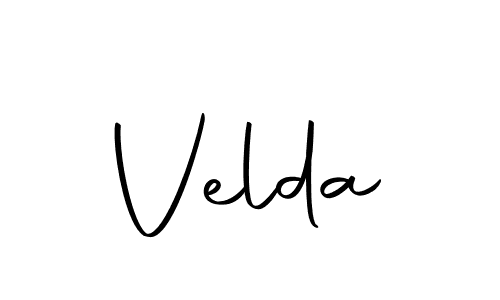How to make Velda signature? Autography-DOLnW is a professional autograph style. Create handwritten signature for Velda name. Velda signature style 10 images and pictures png