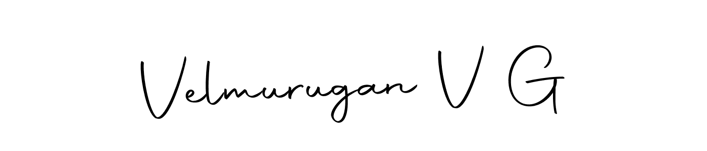 Similarly Autography-DOLnW is the best handwritten signature design. Signature creator online .You can use it as an online autograph creator for name Velmurugan V G. Velmurugan V G signature style 10 images and pictures png