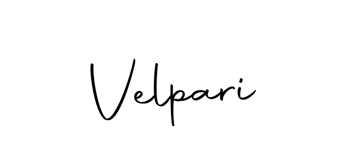 Make a beautiful signature design for name Velpari. With this signature (Autography-DOLnW) style, you can create a handwritten signature for free. Velpari signature style 10 images and pictures png