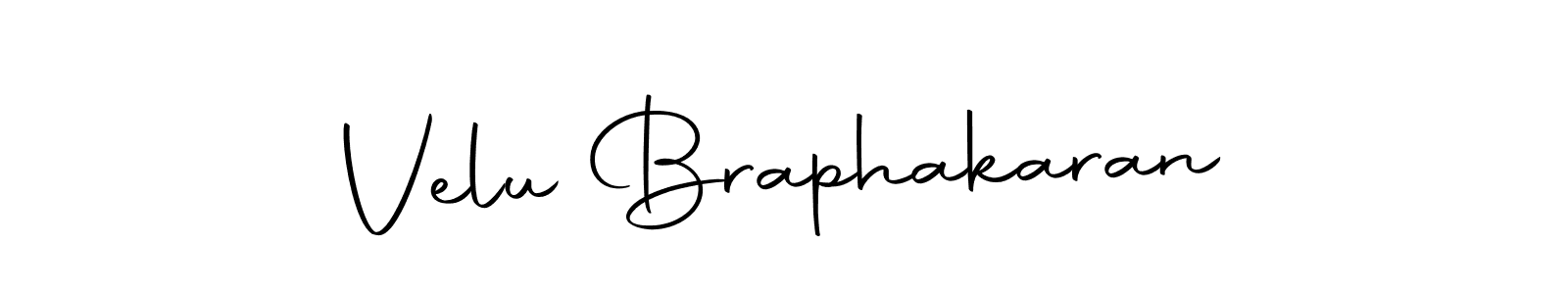 How to make Velu Braphakaran name signature. Use Autography-DOLnW style for creating short signs online. This is the latest handwritten sign. Velu Braphakaran signature style 10 images and pictures png