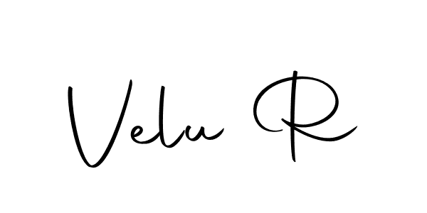 You can use this online signature creator to create a handwritten signature for the name Velu R. This is the best online autograph maker. Velu R signature style 10 images and pictures png