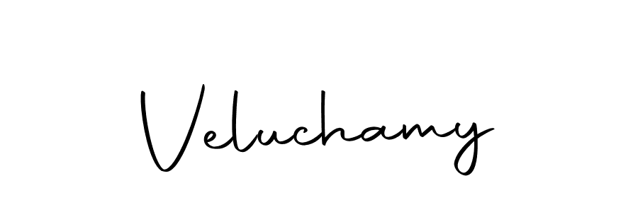 Here are the top 10 professional signature styles for the name Veluchamy. These are the best autograph styles you can use for your name. Veluchamy signature style 10 images and pictures png