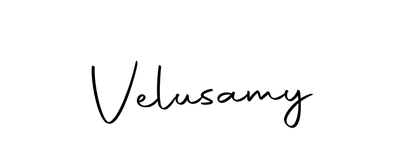 The best way (Autography-DOLnW) to make a short signature is to pick only two or three words in your name. The name Velusamy include a total of six letters. For converting this name. Velusamy signature style 10 images and pictures png