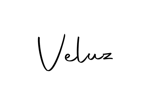 Veluz stylish signature style. Best Handwritten Sign (Autography-DOLnW) for my name. Handwritten Signature Collection Ideas for my name Veluz. Veluz signature style 10 images and pictures png