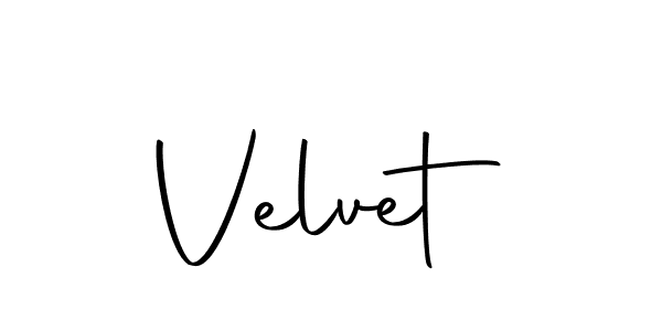 Make a beautiful signature design for name Velvet. With this signature (Autography-DOLnW) style, you can create a handwritten signature for free. Velvet signature style 10 images and pictures png