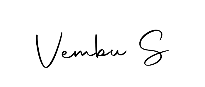 Make a beautiful signature design for name Vembu S. With this signature (Autography-DOLnW) style, you can create a handwritten signature for free. Vembu S signature style 10 images and pictures png