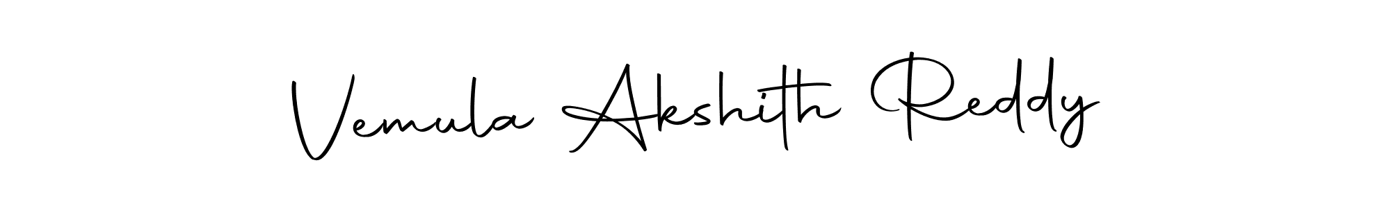 if you are searching for the best signature style for your name Vemula Akshith Reddy. so please give up your signature search. here we have designed multiple signature styles  using Autography-DOLnW. Vemula Akshith Reddy signature style 10 images and pictures png