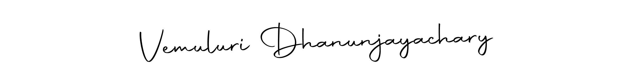 Once you've used our free online signature maker to create your best signature Autography-DOLnW style, it's time to enjoy all of the benefits that Vemuluri Dhanunjayachary name signing documents. Vemuluri Dhanunjayachary signature style 10 images and pictures png