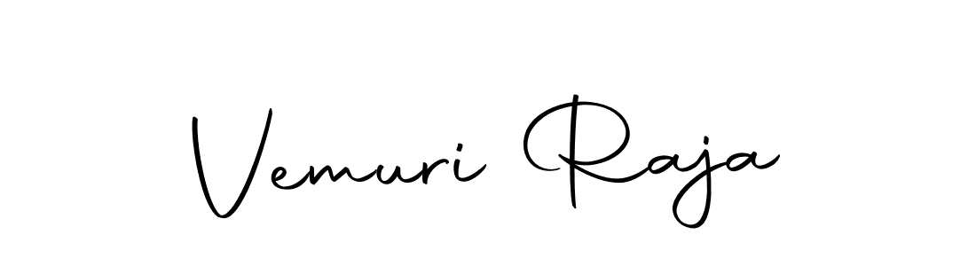 Make a beautiful signature design for name Vemuri Raja. With this signature (Autography-DOLnW) style, you can create a handwritten signature for free. Vemuri Raja signature style 10 images and pictures png