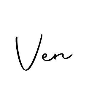 Ven stylish signature style. Best Handwritten Sign (Autography-DOLnW) for my name. Handwritten Signature Collection Ideas for my name Ven. Ven signature style 10 images and pictures png