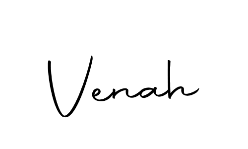 Create a beautiful signature design for name Venah. With this signature (Autography-DOLnW) fonts, you can make a handwritten signature for free. Venah signature style 10 images and pictures png