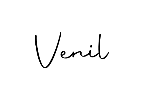 if you are searching for the best signature style for your name Venil. so please give up your signature search. here we have designed multiple signature styles  using Autography-DOLnW. Venil signature style 10 images and pictures png