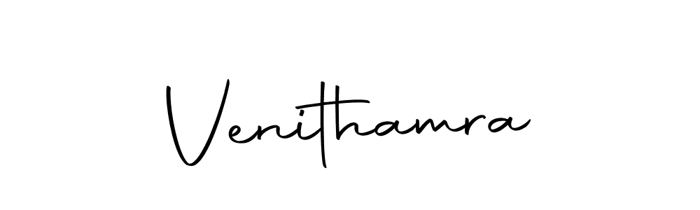 How to make Venithamra signature? Autography-DOLnW is a professional autograph style. Create handwritten signature for Venithamra name. Venithamra signature style 10 images and pictures png