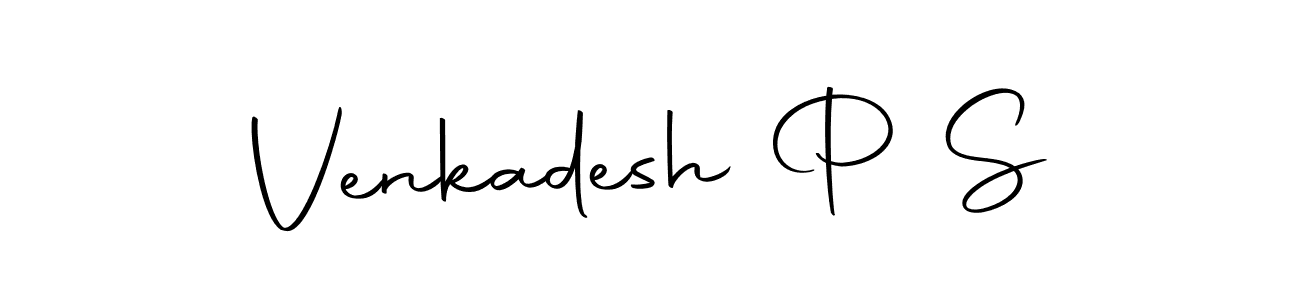 How to make Venkadesh P S signature? Autography-DOLnW is a professional autograph style. Create handwritten signature for Venkadesh P S name. Venkadesh P S signature style 10 images and pictures png