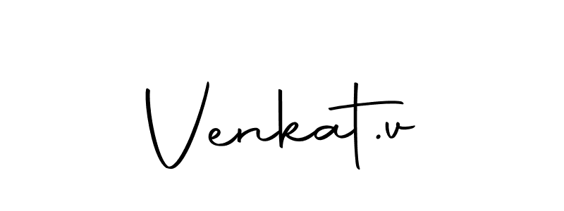 Make a beautiful signature design for name Venkat.v. Use this online signature maker to create a handwritten signature for free. Venkat.v signature style 10 images and pictures png