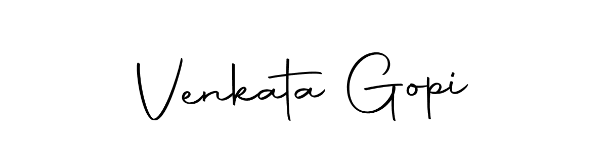 Also we have Venkata Gopi name is the best signature style. Create professional handwritten signature collection using Autography-DOLnW autograph style. Venkata Gopi signature style 10 images and pictures png