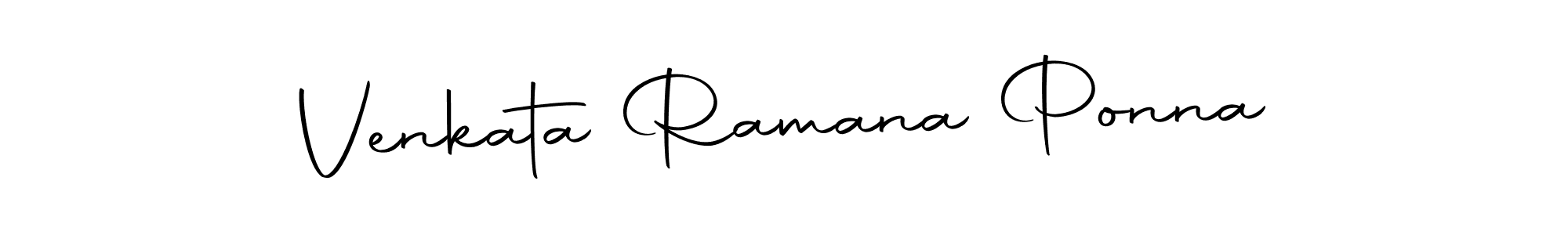 Make a beautiful signature design for name Venkata Ramana Ponna. With this signature (Autography-DOLnW) style, you can create a handwritten signature for free. Venkata Ramana Ponna signature style 10 images and pictures png