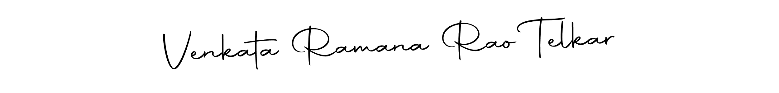 Venkata Ramana Rao Telkar stylish signature style. Best Handwritten Sign (Autography-DOLnW) for my name. Handwritten Signature Collection Ideas for my name Venkata Ramana Rao Telkar. Venkata Ramana Rao Telkar signature style 10 images and pictures png