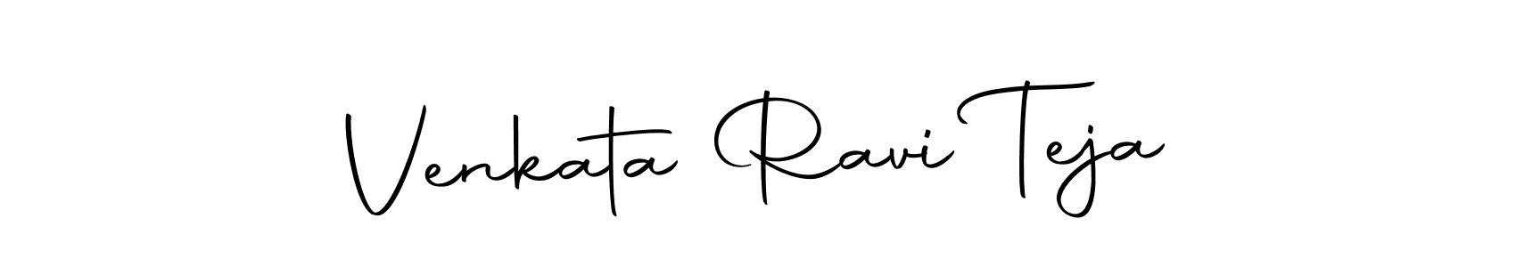 Use a signature maker to create a handwritten signature online. With this signature software, you can design (Autography-DOLnW) your own signature for name Venkata Ravi Teja. Venkata Ravi Teja signature style 10 images and pictures png