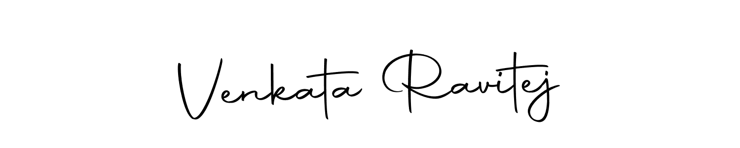 Create a beautiful signature design for name Venkata Ravitej. With this signature (Autography-DOLnW) fonts, you can make a handwritten signature for free. Venkata Ravitej signature style 10 images and pictures png