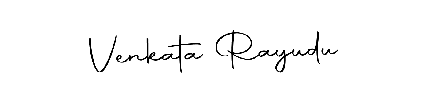 Design your own signature with our free online signature maker. With this signature software, you can create a handwritten (Autography-DOLnW) signature for name Venkata Rayudu. Venkata Rayudu signature style 10 images and pictures png