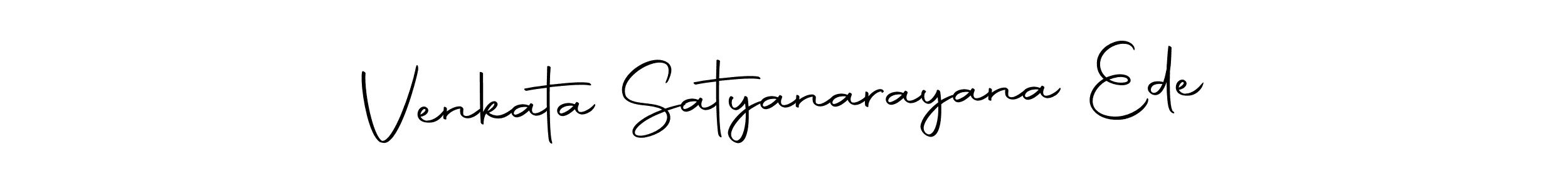 Use a signature maker to create a handwritten signature online. With this signature software, you can design (Autography-DOLnW) your own signature for name Venkata Satyanarayana Ede. Venkata Satyanarayana Ede signature style 10 images and pictures png