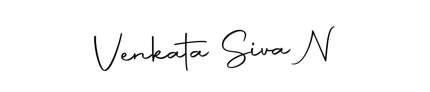 Venkata Siva N stylish signature style. Best Handwritten Sign (Autography-DOLnW) for my name. Handwritten Signature Collection Ideas for my name Venkata Siva N. Venkata Siva N signature style 10 images and pictures png