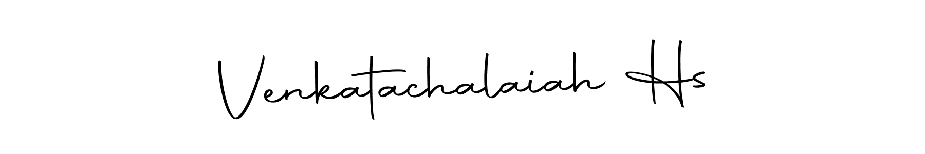 Create a beautiful signature design for name Venkatachalaiah Hs. With this signature (Autography-DOLnW) fonts, you can make a handwritten signature for free. Venkatachalaiah Hs signature style 10 images and pictures png