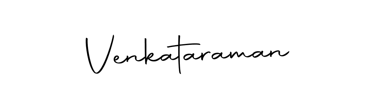 Create a beautiful signature design for name Venkataraman. With this signature (Autography-DOLnW) fonts, you can make a handwritten signature for free. Venkataraman signature style 10 images and pictures png