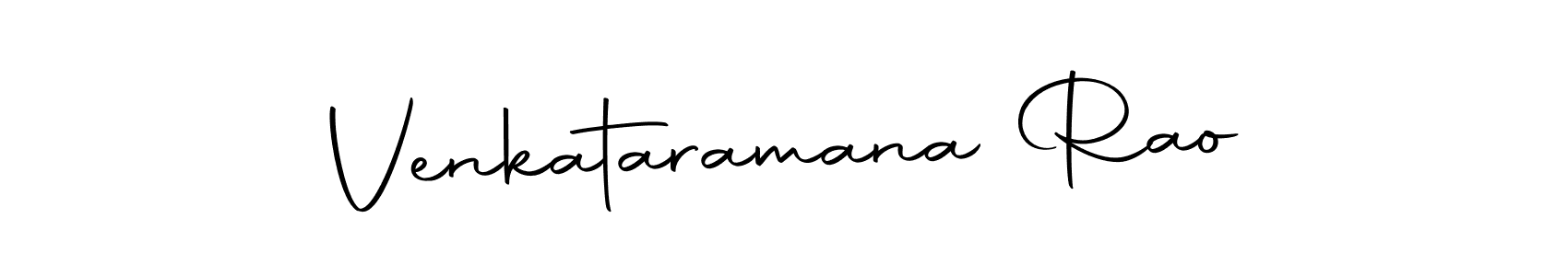 Design your own signature with our free online signature maker. With this signature software, you can create a handwritten (Autography-DOLnW) signature for name Venkataramana Rao. Venkataramana Rao signature style 10 images and pictures png