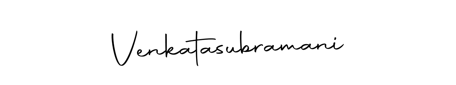 How to make Venkatasubramani signature? Autography-DOLnW is a professional autograph style. Create handwritten signature for Venkatasubramani name. Venkatasubramani signature style 10 images and pictures png