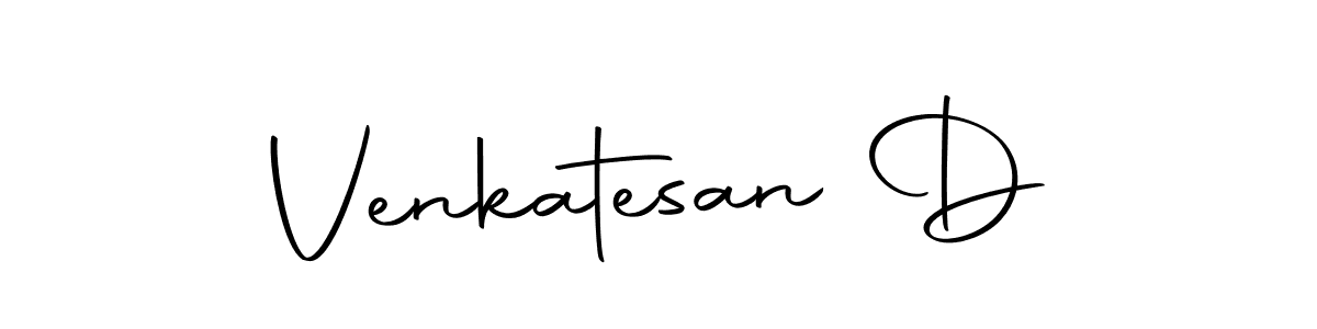 Make a beautiful signature design for name Venkatesan D. With this signature (Autography-DOLnW) style, you can create a handwritten signature for free. Venkatesan D signature style 10 images and pictures png