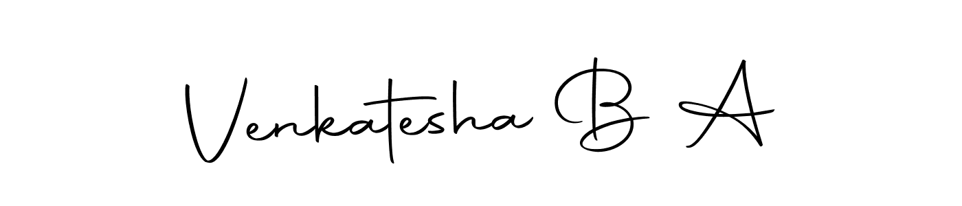 Venkatesha B A stylish signature style. Best Handwritten Sign (Autography-DOLnW) for my name. Handwritten Signature Collection Ideas for my name Venkatesha B A. Venkatesha B A signature style 10 images and pictures png