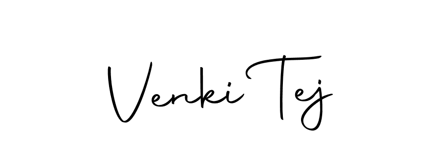 Create a beautiful signature design for name Venki Tej. With this signature (Autography-DOLnW) fonts, you can make a handwritten signature for free. Venki Tej signature style 10 images and pictures png