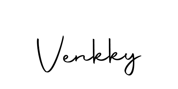The best way (Autography-DOLnW) to make a short signature is to pick only two or three words in your name. The name Venkky include a total of six letters. For converting this name. Venkky signature style 10 images and pictures png