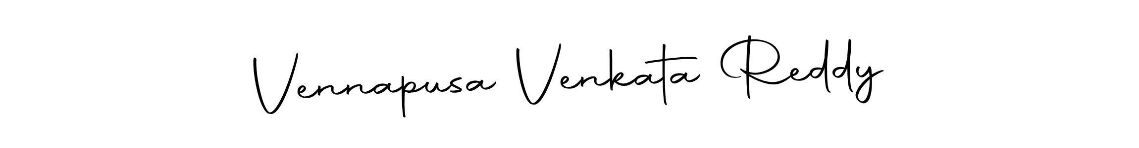 Make a short Vennapusa Venkata Reddy signature style. Manage your documents anywhere anytime using Autography-DOLnW. Create and add eSignatures, submit forms, share and send files easily. Vennapusa Venkata Reddy signature style 10 images and pictures png