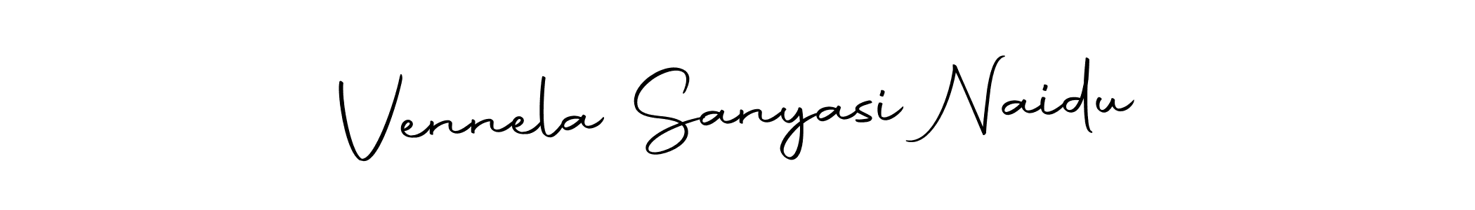 Make a beautiful signature design for name Vennela Sanyasi Naidu. With this signature (Autography-DOLnW) style, you can create a handwritten signature for free. Vennela Sanyasi Naidu signature style 10 images and pictures png