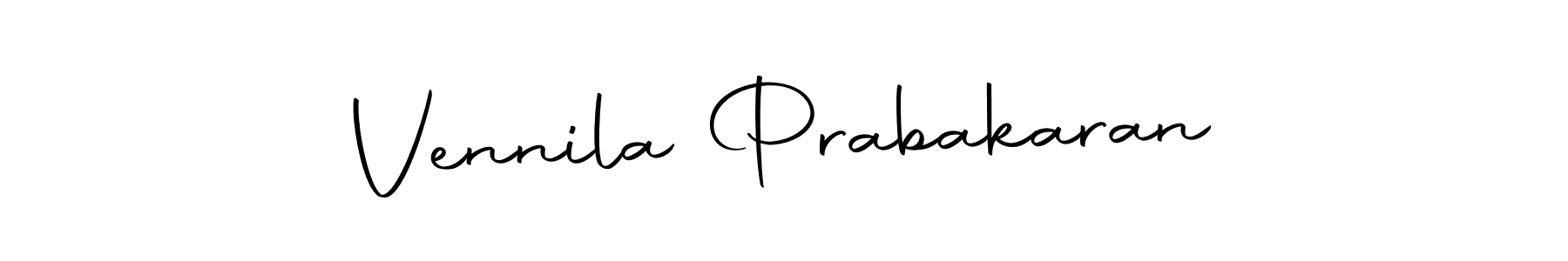 Vennila Prabakaran stylish signature style. Best Handwritten Sign (Autography-DOLnW) for my name. Handwritten Signature Collection Ideas for my name Vennila Prabakaran. Vennila Prabakaran signature style 10 images and pictures png