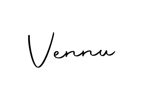 Use a signature maker to create a handwritten signature online. With this signature software, you can design (Autography-DOLnW) your own signature for name Vennu. Vennu signature style 10 images and pictures png