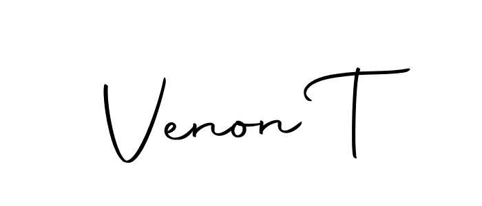 Make a beautiful signature design for name Venon T. With this signature (Autography-DOLnW) style, you can create a handwritten signature for free. Venon T signature style 10 images and pictures png
