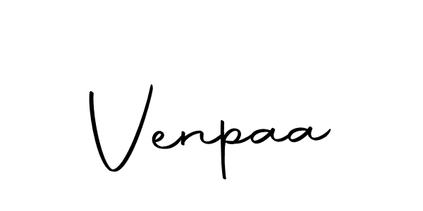 Use a signature maker to create a handwritten signature online. With this signature software, you can design (Autography-DOLnW) your own signature for name Venpaa. Venpaa signature style 10 images and pictures png