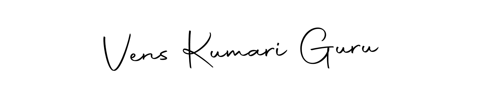 You can use this online signature creator to create a handwritten signature for the name Vens Kumari Guru. This is the best online autograph maker. Vens Kumari Guru signature style 10 images and pictures png