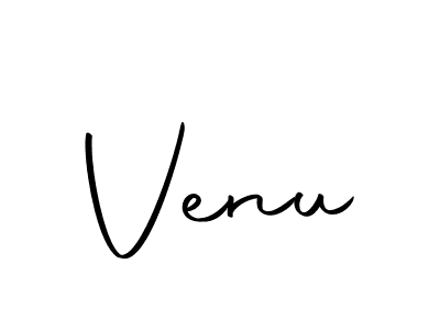Design your own signature with our free online signature maker. With this signature software, you can create a handwritten (Autography-DOLnW) signature for name Venu. Venu signature style 10 images and pictures png