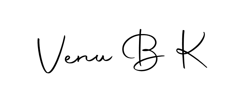 Make a beautiful signature design for name Venu B K. Use this online signature maker to create a handwritten signature for free. Venu B K signature style 10 images and pictures png