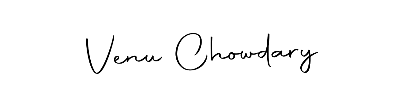 Make a beautiful signature design for name Venu Chowdary. With this signature (Autography-DOLnW) style, you can create a handwritten signature for free. Venu Chowdary signature style 10 images and pictures png