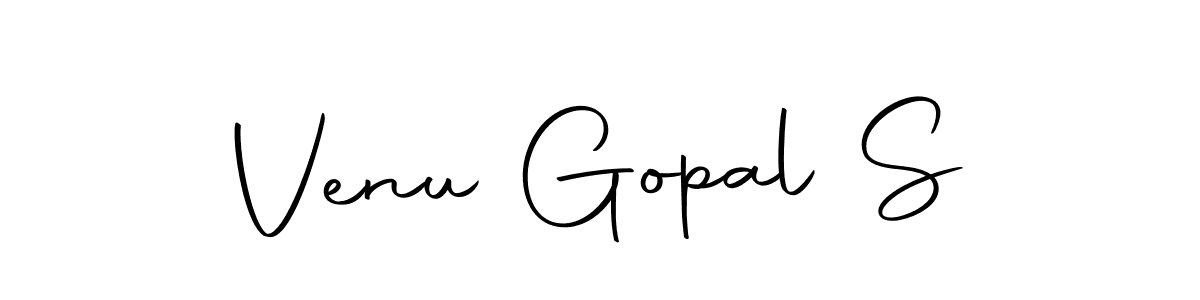 Make a beautiful signature design for name Venu Gopal S. With this signature (Autography-DOLnW) style, you can create a handwritten signature for free. Venu Gopal S signature style 10 images and pictures png