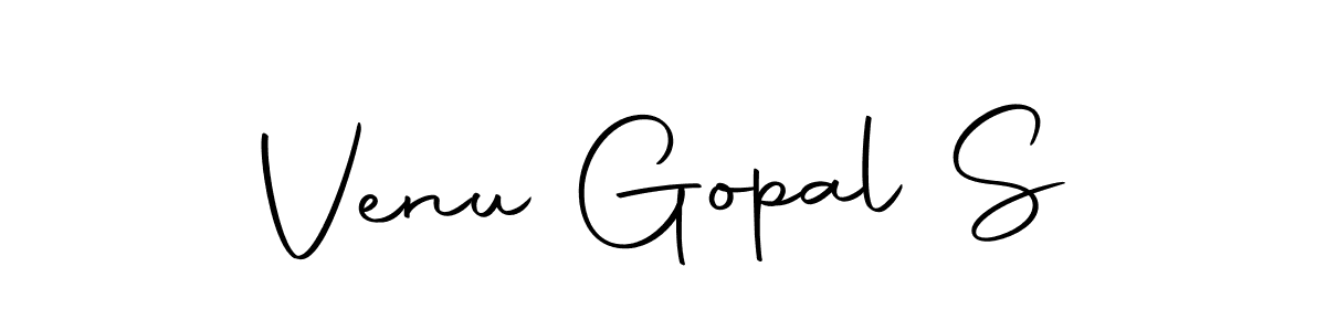 Make a beautiful signature design for name Venu Gopal S. With this signature (Autography-DOLnW) style, you can create a handwritten signature for free. Venu Gopal S signature style 10 images and pictures png