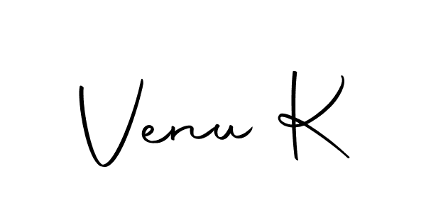 How to make Venu K signature? Autography-DOLnW is a professional autograph style. Create handwritten signature for Venu K name. Venu K signature style 10 images and pictures png